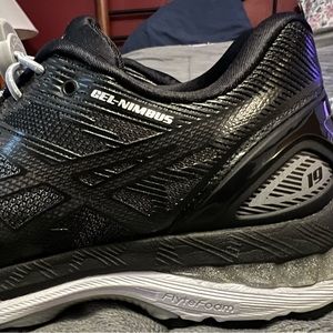 ASICS Gel Nimbus 19 ultra reflective running shoes in Black/Onyx/Silver